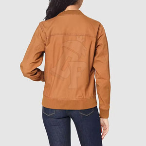Chaqueta de bombardero de mujer de tela de calidad superior con el mejor estilo perfecto para ropa informal - Product Image 2