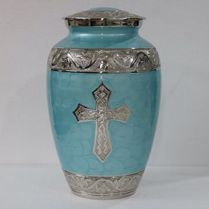 Urne de crémation la plus vendue pour garder l'urne souvenir des cendres en métal de la meilleure qualité fournie en gros par HHO - Product Image 3