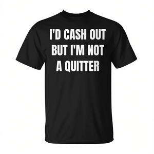 Me quedaría con el dinero, pero no soy un renegado, camiseta de póquer para jugadores de apuestas - Product Image 2