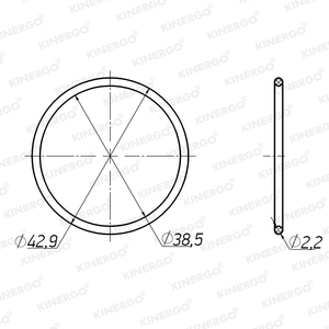 Anillo de Sellado ORJA02 para ORJA02 JR403E (RG4R01A); L4N71B RWD; R4A-EL; RE4R03A, 250 mm; RE4R03A, 280 mm; RL4F02A (DA-11); RE4R01A - Product Image 2