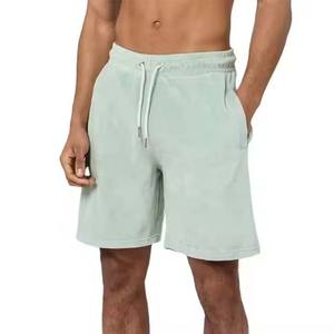 Conjunto de ropa deportiva para hombre de estilo informal al por mayor, pantalones cortos de verano y top de manga corta, tejido transpirable y de secado rápido, 100% algodón - Product Image 2