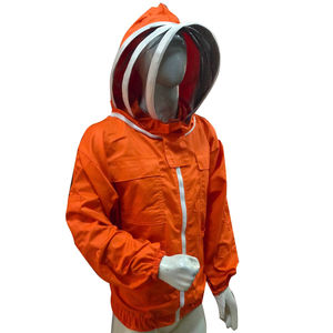 Traje de Apicultura de Alta Calidad, Traje Completo de Algodón Color Naranja, Ligero y Duradero, Ideal para Apicultores - Product Image 2