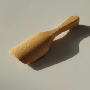 High Quality Modern Luxury Eco-Friendly Disposable Degradable <b>Wooden</b> Cutlery <b>Set</b> Lightweight Long Handle <b>Spoons</b> Camping Kitchen - Product Image 1