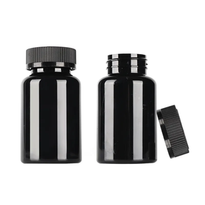 OEM ODM Mejor Precio Widemouth 120ml Botellas de Medicina de plástico negro con tapa para cápsula, tableta Fabricante de Vietnam - Product Image 2