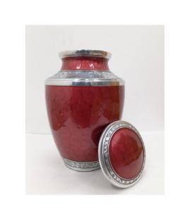 Urnas de cremación de metal de diseño moderno único de la mejor calidad para adultos Suministros funerarios personalizables con costo - Product Image 1