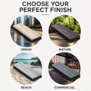 Papan Dek PVC Anti Air, Ramah Lingkungan, Anti Tikus, Modern, Anti Selip, Tahan Api, Ramah Hewan Peliharaan & Anak, Sistem Interlocking Alami - Product Image 4