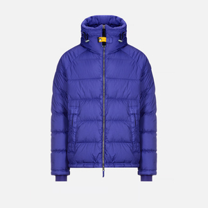 Blouson d'hiver matelassé pour homme personnalisé brillant avec capuche, décontracté, en duvet, grande taille, logo frontal pour une utilisation en extérieur, vestes pour homme - Product Image 5