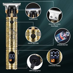 Tondeuse professionnelle sans fil à lame en T pour le nez et la barbe, tondeuse électrique pour hommes et barbiers - Product Image 1