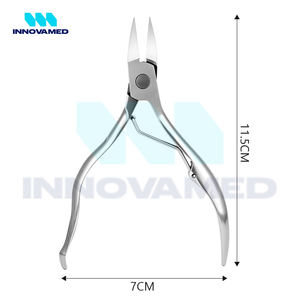 Coupe-cuticules incurvés en acier inoxydable de haute qualité avec une large ouverture de mâchoire - Outils de soin des ongles pour les doigts et les orteils - Product Image 5