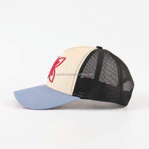 Gorras Trucker con Logotipo Bordado Personalizado, Gorras de Malla Ligeras con Cierre a Presión para Uso Casual de Verano, Promoción y Venta al por Menor - Product Image 4