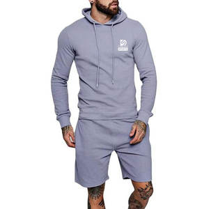Ensemble de sweats à capuche et shorts pour hommes de qualité supérieure, couleur personnalisée, 100% coton, fabriqué au Pakistan, vente en gros - Product Image 2