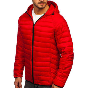 OEM personalizado de los hombres de invierno acolchado chaqueta con capucha cálido a prueba de viento transpirable respetuoso del medio ambiente estilo Casual Stand Collar ligero Plus - Product Image 2