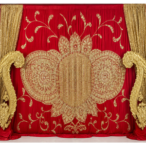 ฉากหลังปักลายสวยงามสำหรับ Mehndi,ฉากหลังปักลายสำหรับงานปาร์ตี้เฮนน่า - Product Image 1
