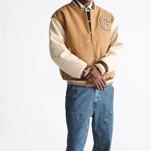 Veste Lettermen pour hommes Veste décontractée unisexe à boutons personnalisés pour hommes Vestes d'hiver pour hommes - Product Image 3