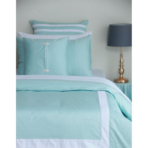 Ensemble de housse de couette et taie d'oreiller en tissu Aquamarine - Product Image 1