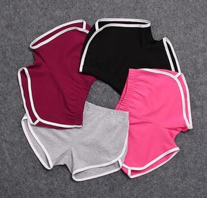 Short de sport décontracté à taille haute pour femmes, court, estival, nouveau, élastique, à cordon de serrage, à motifs, pour femmes - Product Image 2