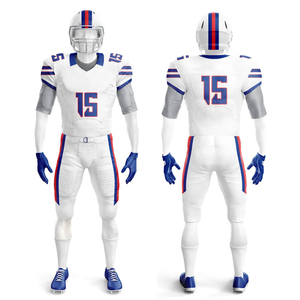 Uniformes de Fútbol Americano para Hombre al por Mayor, Conjuntos Cortos de Secado Rápido, Transpirables, Ligeros, 100% Poliéster, Protección UV, Logotipo Personalizado - Product Image 6