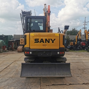Excavatrice sur roues SANY SY65W G4 de 6,5 tonnes, mouvement flexible, idéale pour la rénovation des routes urbaines - Product Image 6