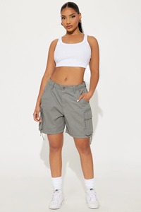 Fabricante Athletic Bermuda Gym Outdoor Ropa Casual Solid Nylon Cargo Shorts Entrepierna Cremallera bolsillo múltiple - Product Image 6