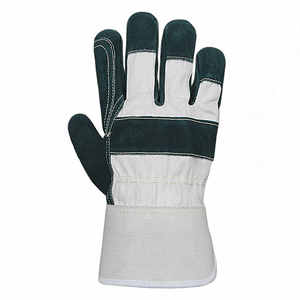 Nouvelle arrivée Gants de sécurité de travail canadiens en cuir de vachette de haute qualité Gants de travail gréeur de grande taille respirants à paume renforcée - Product Image 4