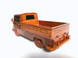 Coche de juguete educativo Montessori Unisex al por mayor encantador hecho a mano madera envejecida para niños de 2 a 4 años y de 5 a 7 años - Product Image 4