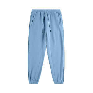 Pantalon en molleton uni lourd personnalisé 100% coton Short de sport basique pour l'automne Décontracté et fin - Product Image 3
