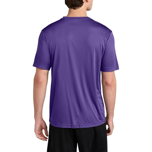 Trending Mens manga corta Active Crew Neck T Shirt - Athletic Running Gym Workout Tee Tops Camiseta de microfibra - Product Image 2