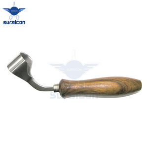 Bovins équins chèvre droitier soins du cheval maréchal-ferrant couteau à sabot chirurgical en acier inoxydable manche en bois boucle de toilettage vétérinaire - Product Image 3
