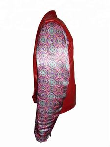 แจ็คเก็ตหนังคอปกสไตล์ลำลอง, เสื้อเบสบอลทำจากผ้าไหมซาตินคุณภาพระดับมืออาชีพสำหรับทุกเพศฤดูหนาว - Product Image 4