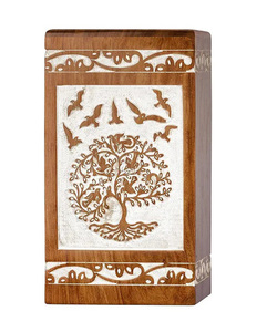 Urnes de crémation en bois de style américain moderne faites à la main de super qualité pour les adultes masculins et féminins urnes décoratives - Product Image 3