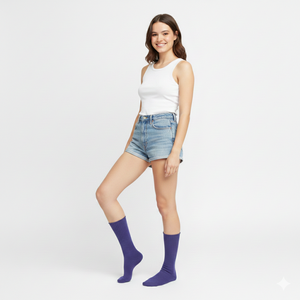 Calcetines Deportivos Casuales de Felpa para Mujer, Mezcla de Poliéster, Gruesos, de Secado Rápido, Antibacterianos, Ecológicos, Absorbentes de Sudor, Personalizables - Product Image 5