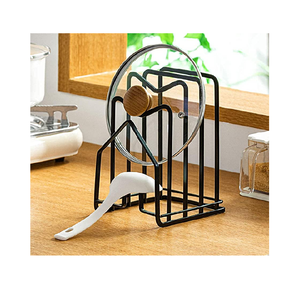 Metal Chopping Board <b>Stand</b> for Kitchen Storage <b>Pan</b> Lid Holder <b>Stand</b> Rack and Kitchenware and Restaurants with Sale - Product Image 3