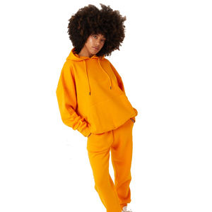 Chándales extragrandes de algodón hechos con logotipo personalizado para mujer/chándales de talla grande de moda hechos a medida para mujer - Product Image 1