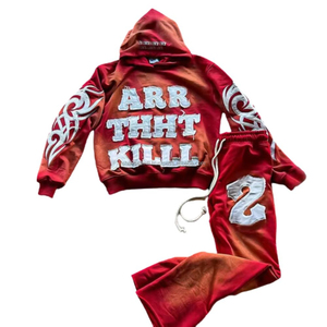 Heavyweight Sun Faded Cropped Square Zipper Vintage Old Parche bordado Hombres Lavado ácido Sudadera con capucha de algodón térmico - Product Image 3