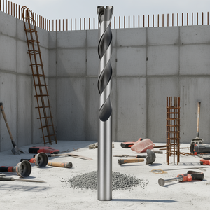 Broca Kwb de 8 mm con vástago cilíndrico ROCKER 044680 para mampostería y hormigón - Product Image 3