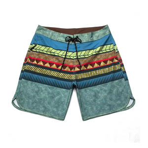 กางเกงขาสั้นชายหาดและกางเกงว่ายน้ำแบบตาข่าย แห้งเร็ว ชุดว่ายน้ำฤดูร้อน พร้อมสีและดีไซน์ที่กำหนดเองได้ - Product Image 6