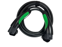 Câble de recharge pour véhicule électrique Casec 22 kW 3 phases 32 A Type 2 J1772, neuf, 380 V, ignifuge, anti-poussière