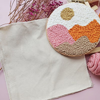 100% coton moines tissu meilleure qualité prix abordable en gros broderie à la main tissu touffetage aiguille tissu réutilisable durable