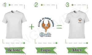 T-shirt personnalisé Impression numérique Logo Marque Coton T-shirt surdimensionné T-shirt blanc Homme - Product Image 6