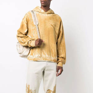 Sweat-shirts pour hommes à prix de gros, best-sellers, en coton mélangé, délavés à l'acide, taille plus, sweat-shirts délavés à l'acide - Product Image 6