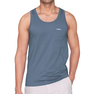 Débardeurs de gymnastique XL de haute qualité pour hommes, vêtements d'entraînement sans couture, Spandex confortable et respirant, imprimé décontracté, tricoté et brodé - Product Image 4