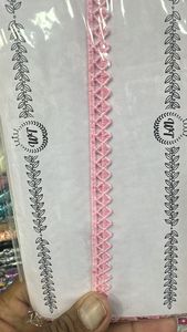 ผ้าลูกไม้ปักลายดอกไม้สีขาวสำหรับชุดแต่งงานแต่งตามสั่งตัดเย็บด้วยผ้าฝ้าย100% - Product Image 3