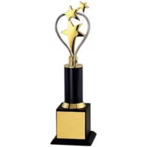 ถ้วยรางวัลโลหะ3ดาวสำหรับองค์กรผลิตในอินเดียสำหรับความสำเร็จประจำปีสำหรับพิธีการรางวัลองค์กร - Product Image 2