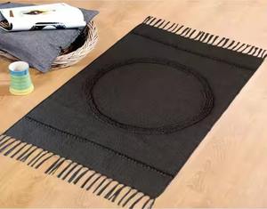 Juegos personalizables de lujo Alfombras de área de algodón tejidas a mano de alta calidad Resistentes a las manchas para dormitorios - Product Image 2