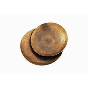 Golden Metal Pedestal <b>Bowl</b> <b>Set</b> for Dry Fruits Snacks <b>Desserts</b> Decorative Handcrafted Serveware for Dining Table Home Decoration - Product Image 6