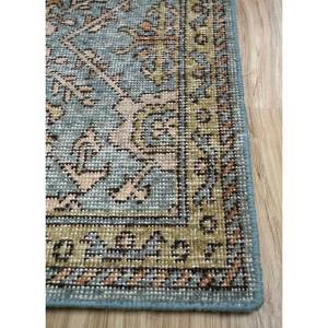 Erbe Hand Knotted <b>Wool</b> Rugs Grey & Black Medallion Abstract & Rectangle Designs Flat Weave & Jute for Home Use Model GS-14 - Product Image 4