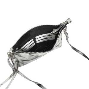 Sac en cuir véritable Tie Dye de style bohème de qualité supérieure noir blanc motif géométrique plein grain Rivet Top fournisseur indien - Product Image 3