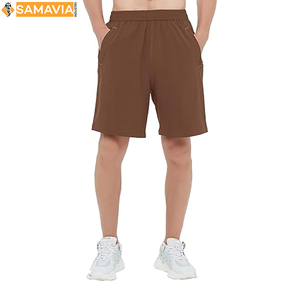 Pantalones cortos de malla para hombre, ropa deportiva ligera de secado rápido para gimnasio, entrenamiento y correr - Product Image 4