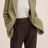 Pantalon décontracté ample pour femme, taille mi-haute, jambe large, taille élastique, hiver, séchage rapide, coupe-vent, couleur personnalisable