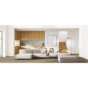 Placa de Cuarzo Premium Calacatta Idillio - Resistente al Agua, Duradera, Diseño Moderno - Product Image 3